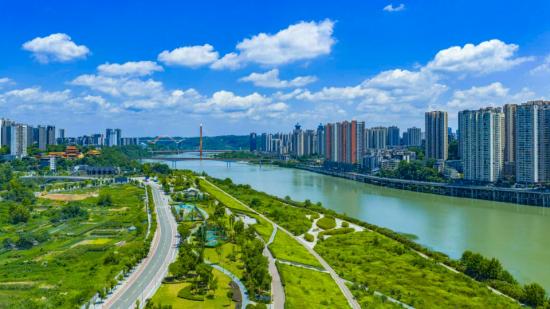 金福岛湿地公园。 王华侨 摄